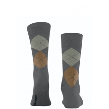 Burlington Daily Sock Edinburgh SO grey/brown Men - 1 Pair